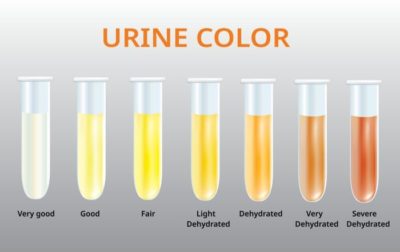 urine color drug test chart