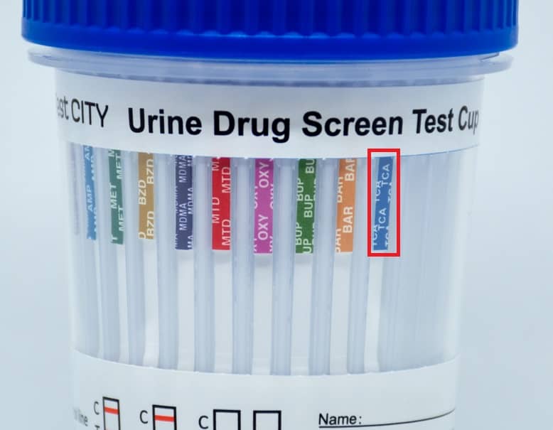 What is TCA on a drug test